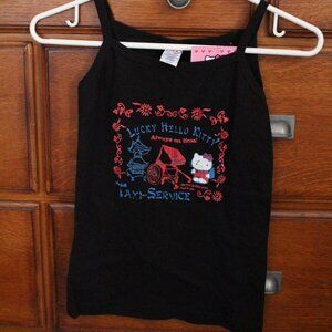 Hello Kitty Lucky Taxi service tank Top Size M 8-10